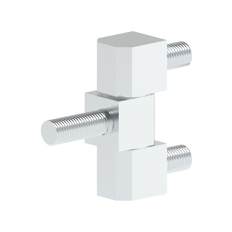 1 pcs : 79363 - SIDE MOUNTED HINGE STEEL ZN FINI