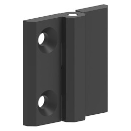 1 pcs : 199202 - LEAF HINGE 50X50 POLYMER BLACK F