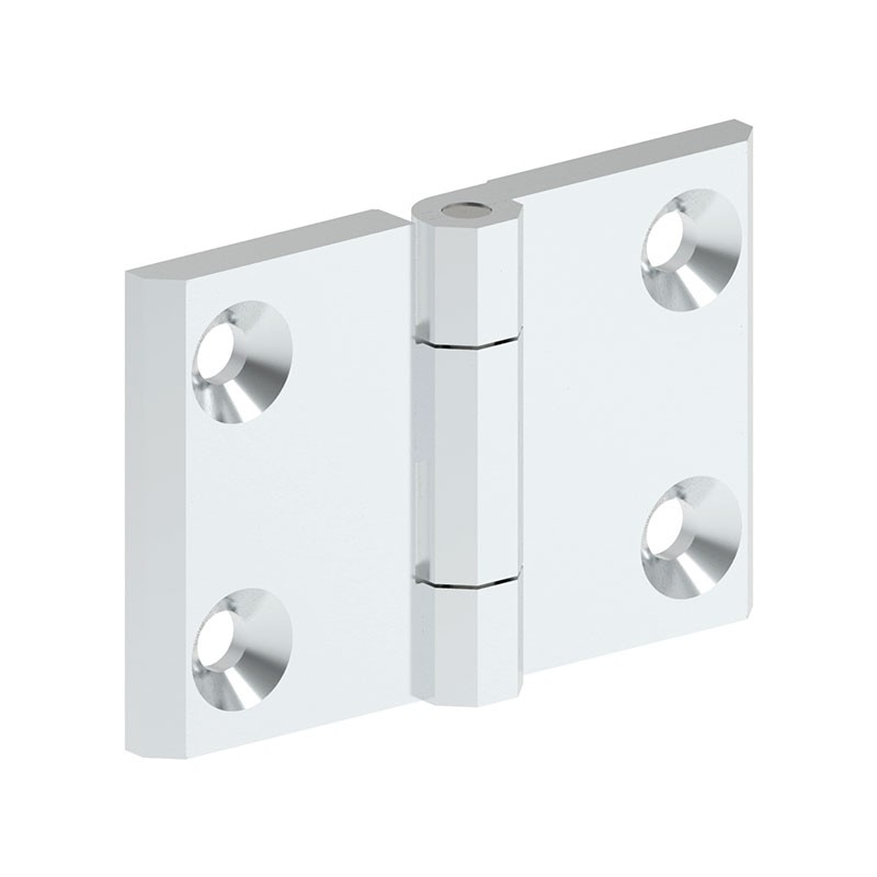 1 pcs : 0991110 - LEAF HINGE 50X76 ZAMAK CHROME FI