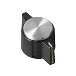 1 pcs : 1216BP - KNOB SERRATED 0.253' PHENOLIC