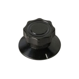 1 pcs : 4104CB - KNOB FLUTED W/SKIRT 0.250' PLAST