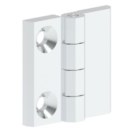 1 pcs : 299112 - LEAF HINGE 40X40 ZAMAK CHROME FI
