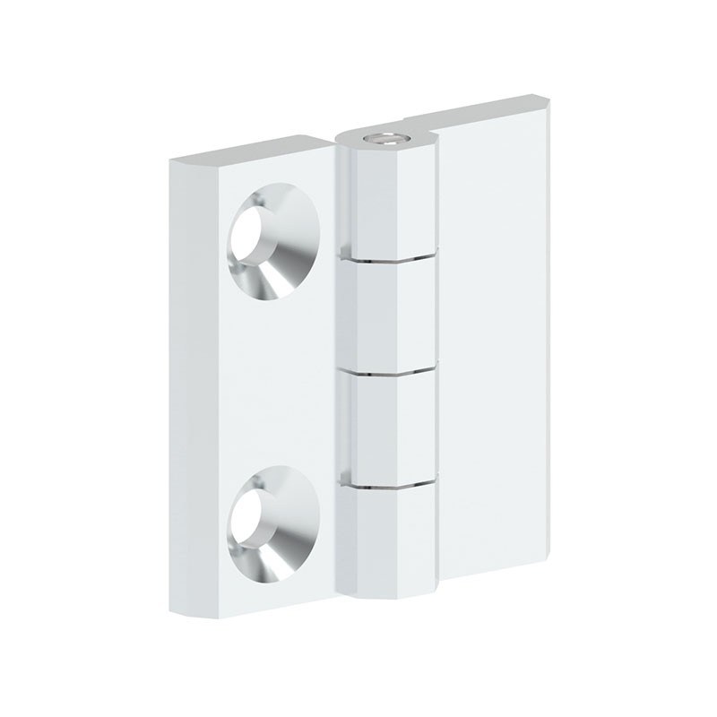 1 pcs : 299112 - LEAF HINGE 40X40 ZAMAK CHROME FI