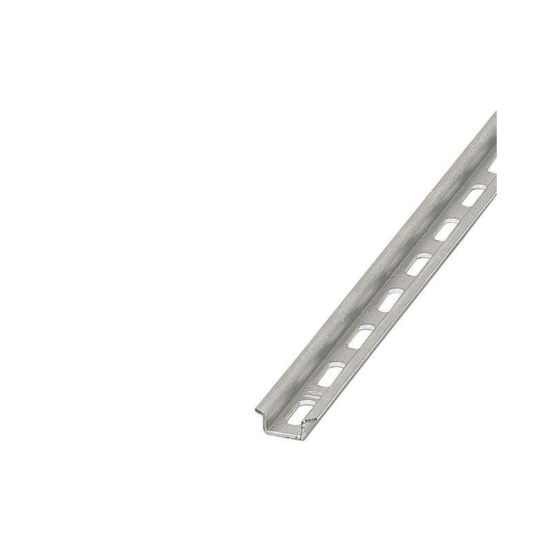 1 pcs : 1207644 - DIN RAIL MATERIAL: STEEL GALVANI
