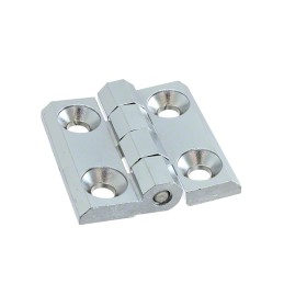 1 pcs : 399114 - LEAF HINGE 60X60 ZAMAK CHROME FI