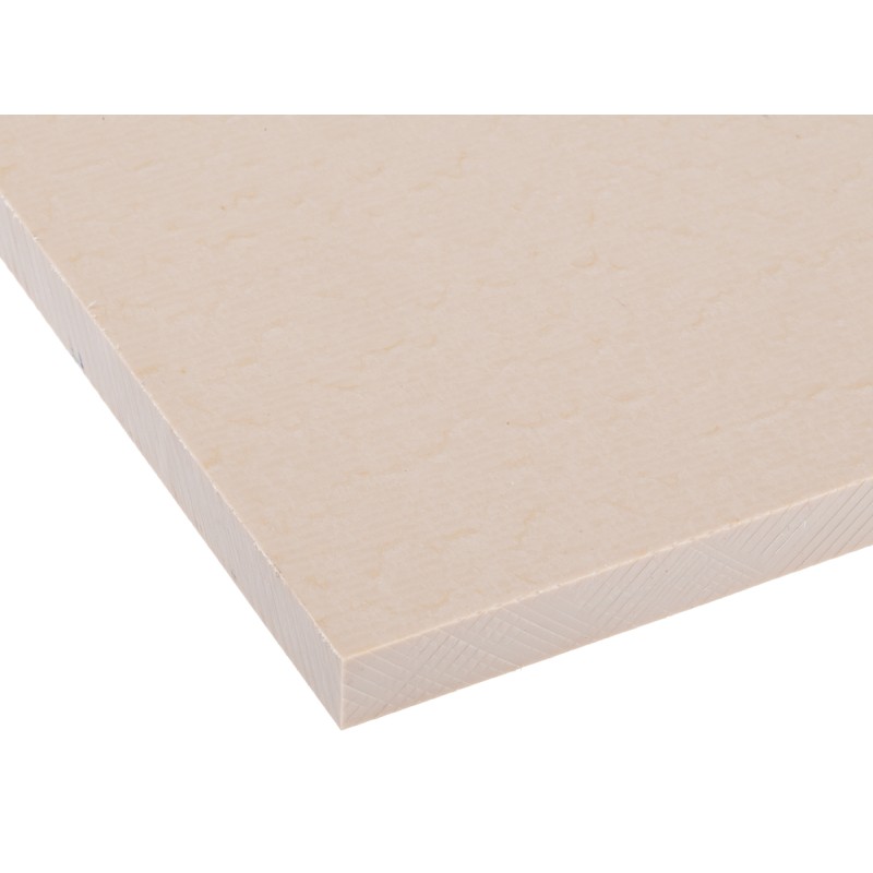1 Lot of 1 - RS PRO Beige Plastic Sheet, 300mm x 245mm x 10mm