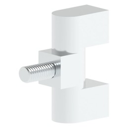 1 pcs : 19231 - SIDE MOUNTED HINGE BRASS CHROME