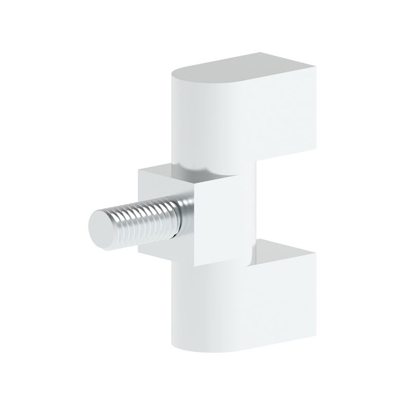 1 pcs : 19231 - SIDE MOUNTED HINGE BRASS CHROME