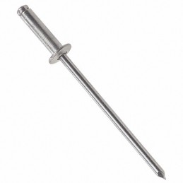 100 pcs : AB3-4A - RIVET BLIND 0.375' ALUM NATURAL
