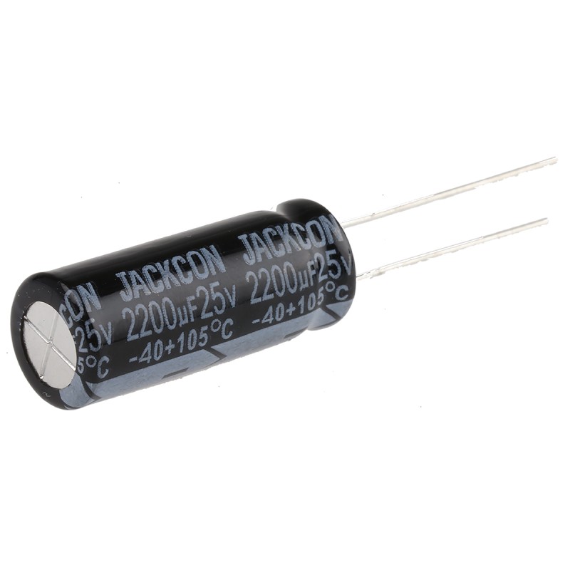 500 pcs - RS PRO 2200μF Aluminium Electrolytic Capacitor 25V dc, Radial, Through Hole