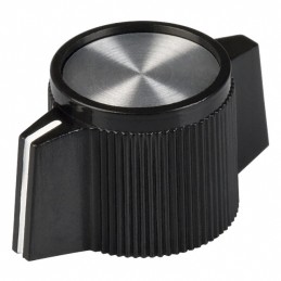 1 pcs : 8565 - KNOB KNURLED 0.250' PLASTIC