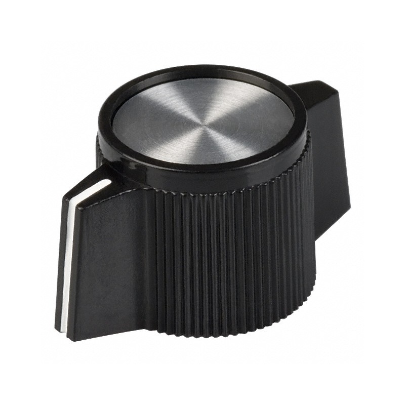 1 pcs : 8565 - KNOB KNURLED 0.250' PLASTIC