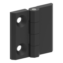 1 pcs : 099122 - LEAF HINGE 50X50 ZAMAK BLACK POW