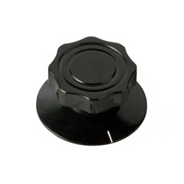 1 pcs : 4107AR - KNOB FLUTED W/SKIRT 0.250' PHEN