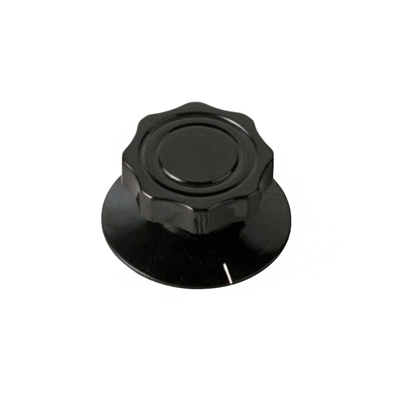 1 pcs : 4107AR - KNOB FLUTED W/SKIRT 0.250' PHEN