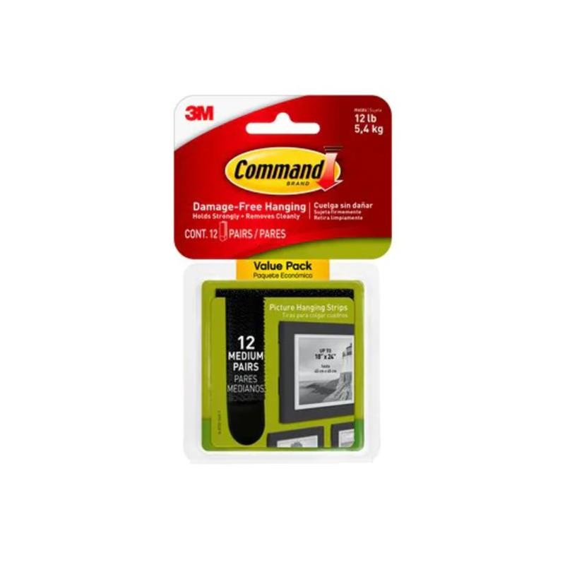 1 pcs : 17204BLK-12ES - COMMAND MEDIUM BLACK PICTURE HAN