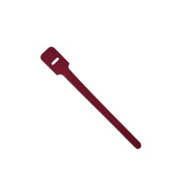 10 pcs : RKWPR-12-13 - HOOK&LOOP TIE BLK/MAROON 1.083'