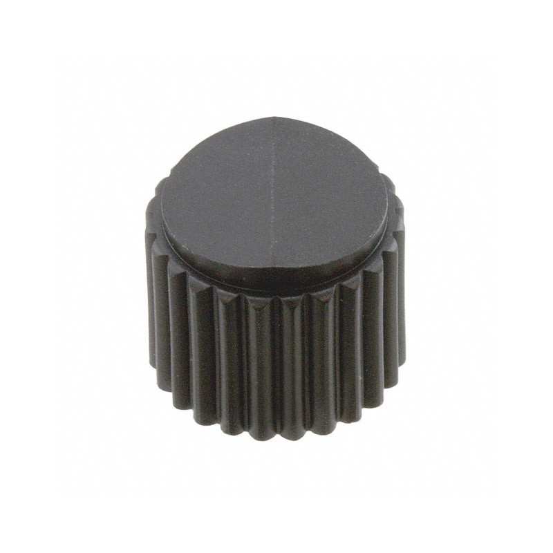 1 pcs : 11K5029-KMNB - KNOB KNURLED 0.250' PLASTIC