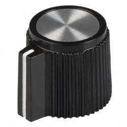 1 pcs : 8567 - KNOB KNURLED 0.125' PLASTIC