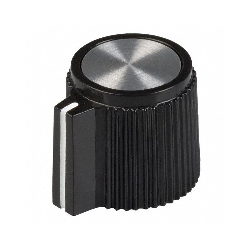 1 pcs : 8567 - KNOB KNURLED 0.125' PLASTIC