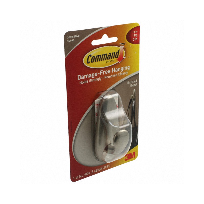 1 pcs : FC13-BN-ES - CLASSIC BRUSH NICKEL LARGE HOOK