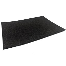 1 pcs : ESD-FOAM-BLACK-18X12X0.25 - BLACK ESD FOAM, LEAD INSERTION G