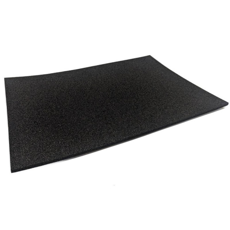 1 pcs : ESD-FOAM-BLACK-18X12X0.25 - BLACK ESD FOAM, LEAD INSERTION G