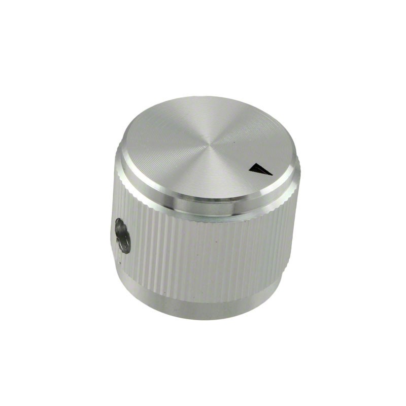 1 pcs : KN701A1/4 - KNOB KNURLED 0.250' METAL