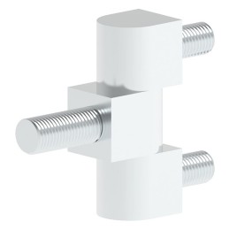 1 pcs : 19331 - SIDE MOUNTED HINGE BRASS CHROME