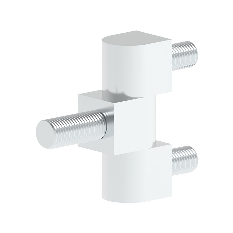 1 pcs : 19331 - SIDE MOUNTED HINGE BRASS CHROME