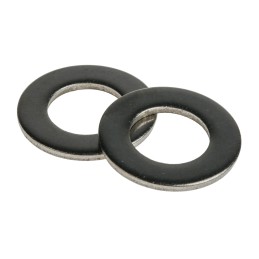 1 Bag of 100 - Stainless Steel Plain Washer, 1.6mm Thickness, M12 (Form B), A2 304