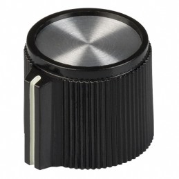 1 pcs : 8568 - KNOB KNURLED 0.250' PLASTIC