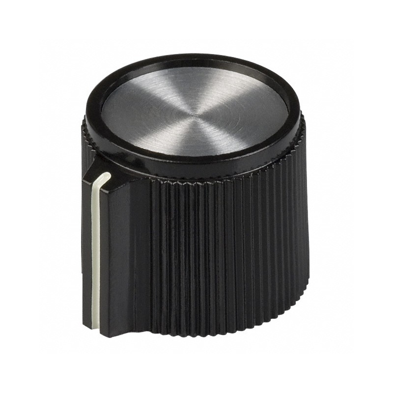 1 pcs : 8568 - KNOB KNURLED 0.250' PLASTIC