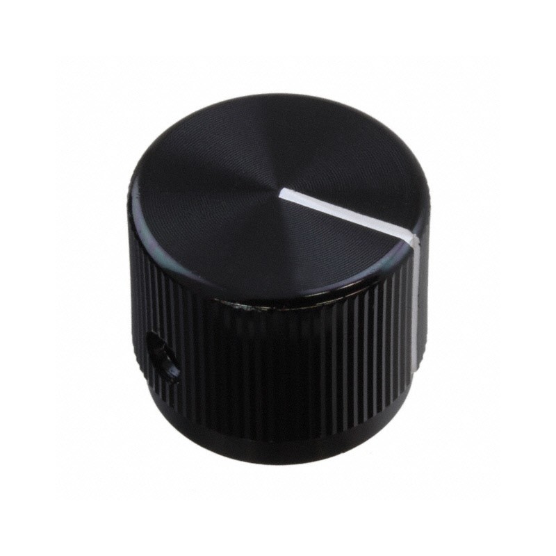 1 pcs : 8519 - KNOB KNURLED 0.250' ALUMINUM