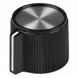 1 pcs : 8569 - KNOB KNURLED 0.250' PLASTIC