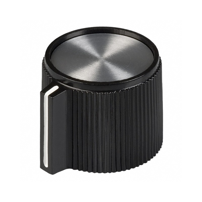 1 pcs : 8569 - KNOB KNURLED 0.250' PLASTIC