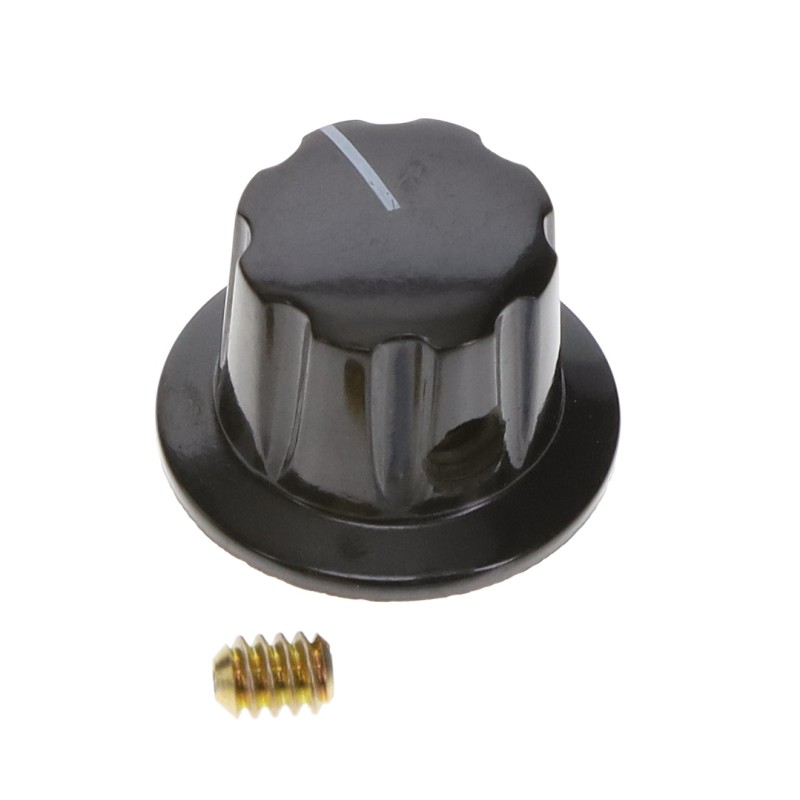 1 pcs : 5151E - KNOB FLUTED W/SKIRT 0.125'