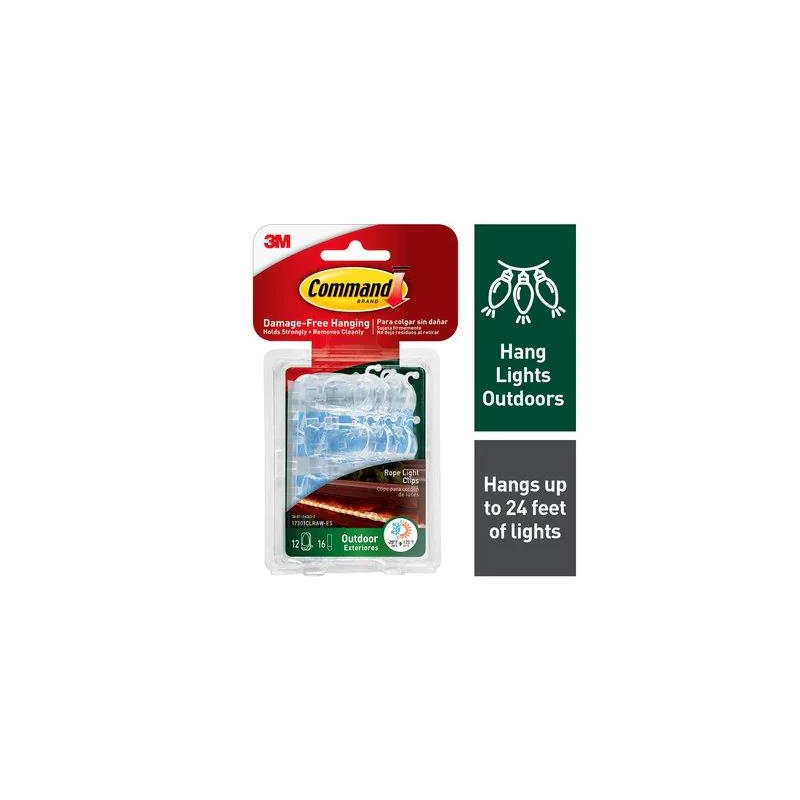 1 pcs : 17301CLRAW-ES - COMMAND OUTDOOR ROPE LIGHT C
