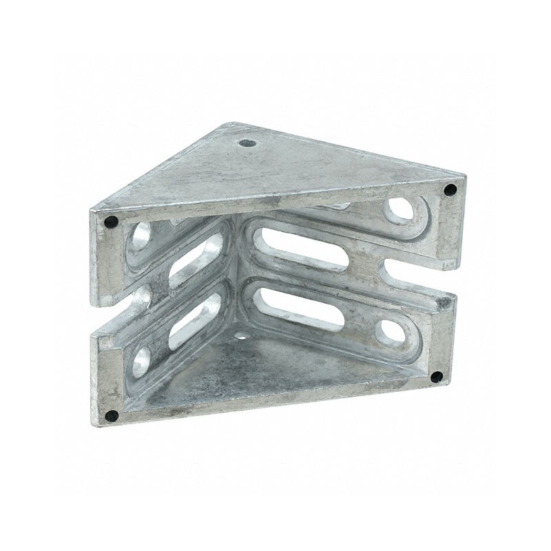 1 pcs : 4044101 - ANGLE BRACKET '80MM, 2 SIDES