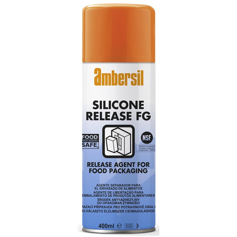 1 pcs - Ambersil 400 ml Silicone Mould Release Agent Plastic, Rubber 200°C