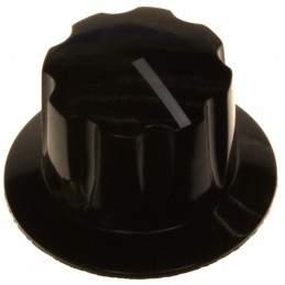 1 pcs : 5150E - KNOB FLUTED W/SKIRT 0.250' ALUM