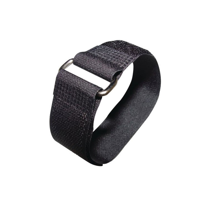 10 pcs : RKWDM-16-22-BK - HOOK&LOOP TIE BLACK 1.833'