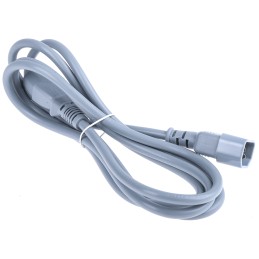 1 pcs - RS PRO IEC C13 Socket to IEC C14 Plug Power Cord, 2m