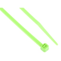 1 Bag of 100 - RS PRO Cable Tie, 203mm x 3.6 mm, Green Nylon, Pk-100