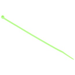1 Bag of 100 - RS PRO Cable Tie, 203mm x 3.6 mm, Green Nylon, Pk-100