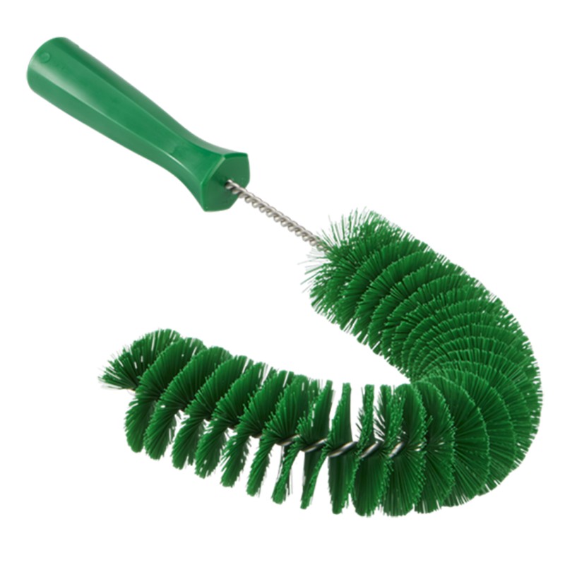 1 pcs - Vikan Medium Bristle Green Scrubbing Brush, Polyester bristle material