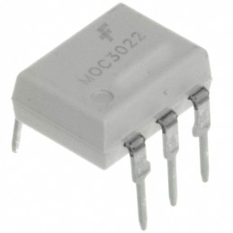 1 pcs : MOC3022VM - OPTOISOLATOR 4.17KV TRIAC 6DIP