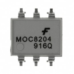 1 pcs : MOC8204SR2M - OPTOISO 4.17KV TRANS W/BASE 6SMD