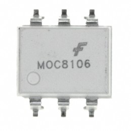 1 pcs : MOC8106SM - OPTOISOLATOR 4.17KV TRANS 6SMD