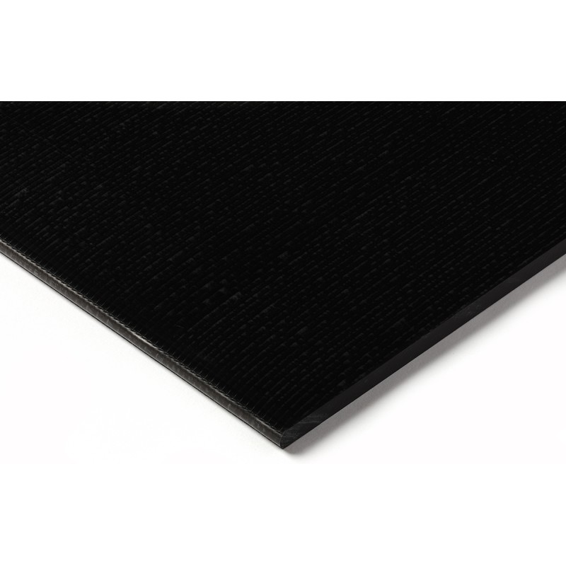 1 Lot of 1 - RS PRO Black Plastic Sheet, 500mm x 330mm x 25mm